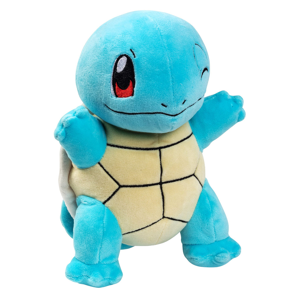 Jazwares Pokemon Squirtle plush face detail shows cuteness.