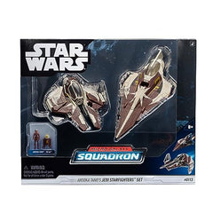 Jazwares Star Wars Ahsoka Tano Jedi Interceptor 3-inch retractable gear for dynamic poses