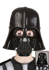 Jazwares Star Wars Darth Vader mask eye openings provide visibility for safe wear.