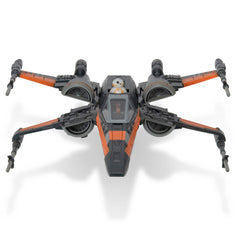 Jazwares Star Wars Micro Galaxy Poe Dameron T-70 X-Wing with droid socket for authentic accessories.