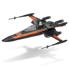 Jazwares Star Wars Micro Galaxy Poe Dameron T-70 X-Wing includes one-inch Poe Dameron and BB-8 figures.