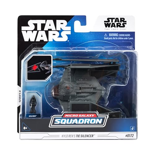 Jazwares Star Wars Micro Galaxy TIE Silencer showing retractable landing gear in action