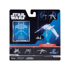Jazwares Star Wars Micro Galaxy V-19 Torrent retractable landing gear for land-and-fly play