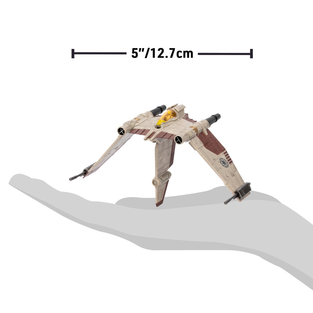 Jazwares Star Wars Micro Galaxy V-19 Torrent laser cannons inspire pretend battles