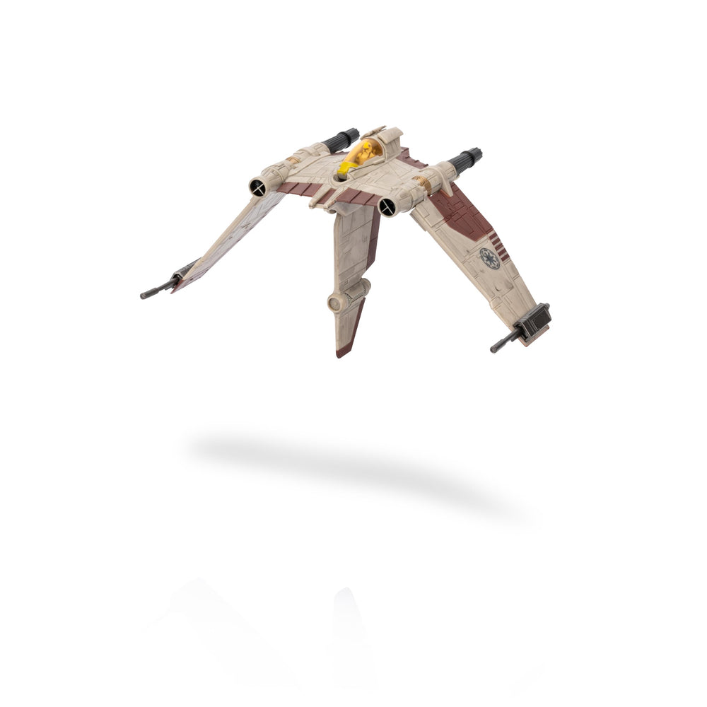Jazwares Star Wars Micro Galaxy V-19 Torrent tail fin adds authentic silhouette