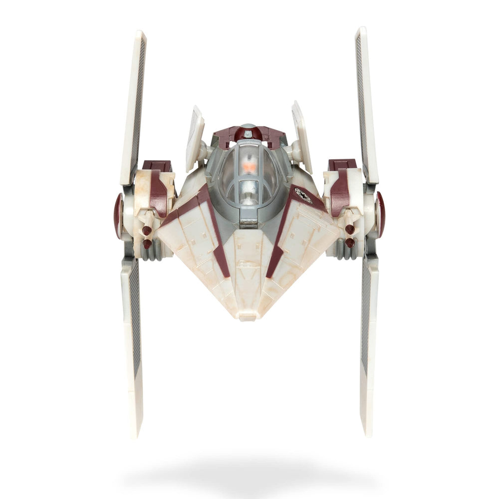 Jazwares Star Wars Micro Galaxy V-Wing features four radiator wings for classic era look