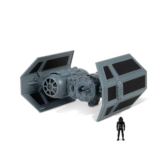 Jazwares Star Wars TIE Bomber with opening cockpit for immersive play.