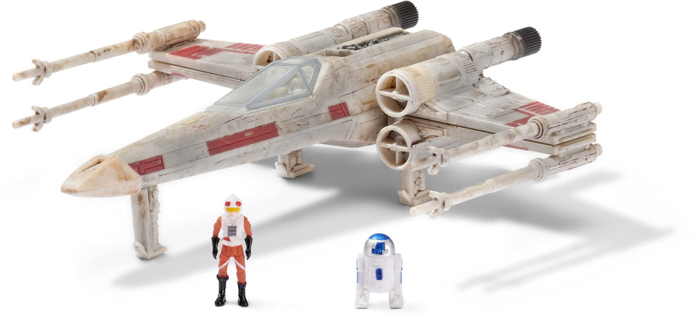 Jazwares Star Wars X-Wing with Luke Skywalker micro figure for imaginative play