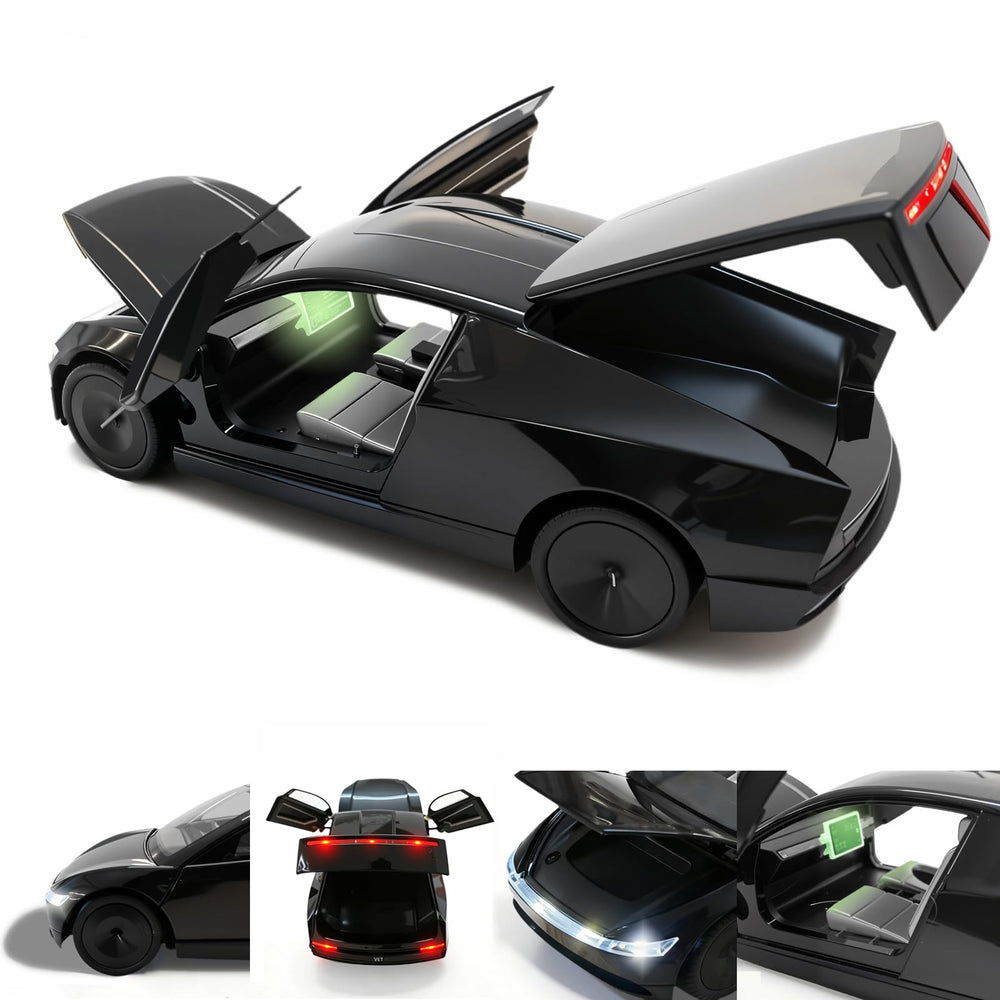 JCC taxi with LED lights and engine sounds for immersive pretend play