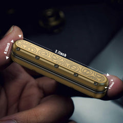JC JIUCHUANG bronze slider as a desk accessory for focus and habit.