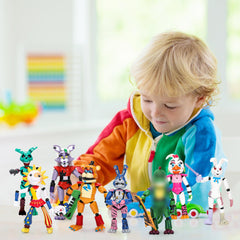 Jcnvcmc eight-piece figure pack provides diverse gift-ready options.