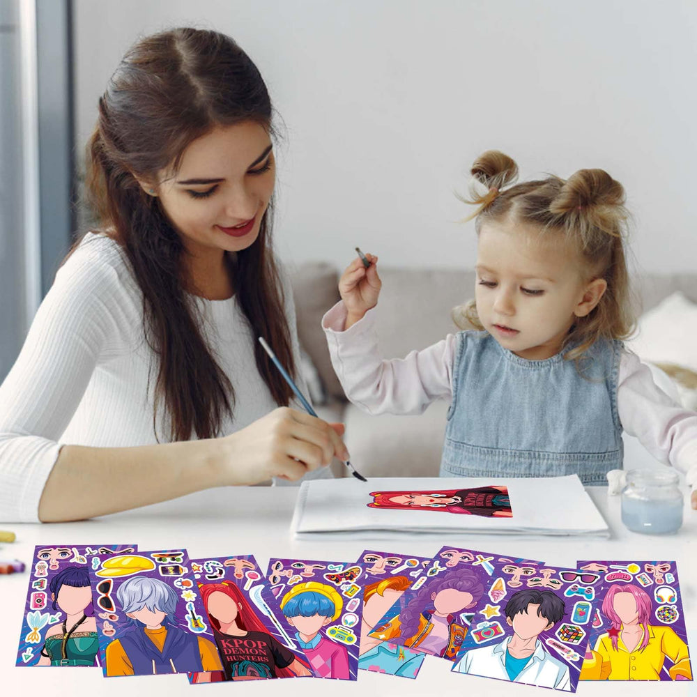 JCQAYB easy-to-use sheets support kids during party activities and rewards.