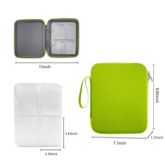 JDSZM Yoto card case with double zippers enables secure, easy closing