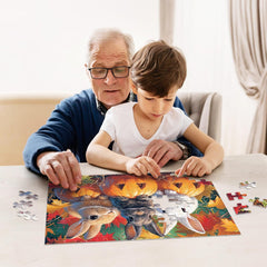 Jeacirio puzzles feature vibrant animal illustrations to engage young learners.