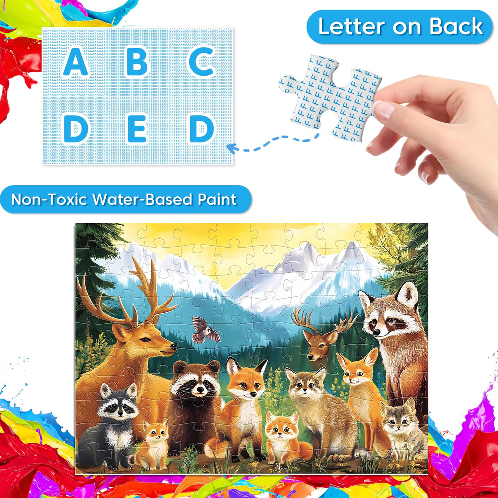 Jeacirio Lion Puzzle from Wild Animals set with high quality interlocking pieces