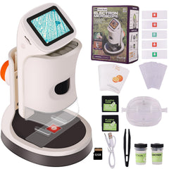 JECONE Kids Microscope front view shows compact design for beginner explorers.