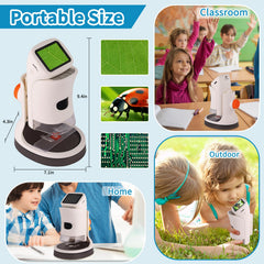 JECONE Three modes support portable, live observation, and tabletop viewing.