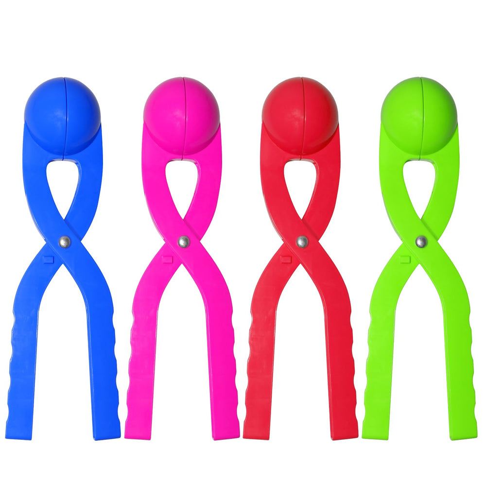 JEEFUD snowball maker blue handle for quick, uniform snowballs during outdoor play