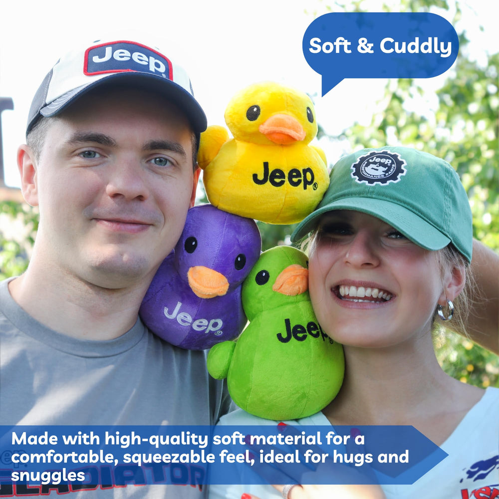 Jeep Text Logo Duck Plush gift-ready for Jeep lovers