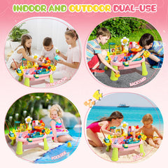 JEFLYM pink kitchen play sink design for creative roleplay
