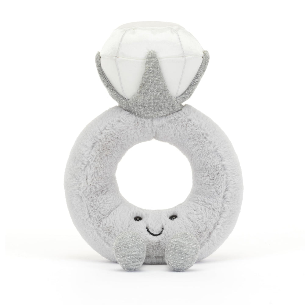Compact 8 inch Jellycat Diamond Ring ready for playrooms and shelves