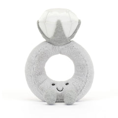 Compact 8 inch Jellycat Diamond Ring ready for playrooms and shelves
