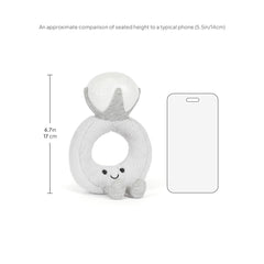 Premium materials deliver lasting softness in Jellycat Amuseables Diamond Ring