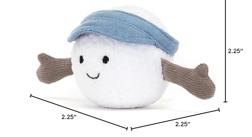 Jellycat Amuseables Golf Ball collectible, ideal for golf fans and decor