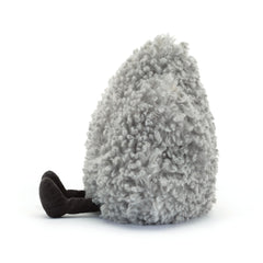 Jellycat Amuseables Storm Cloud bean-filled base helps it stand