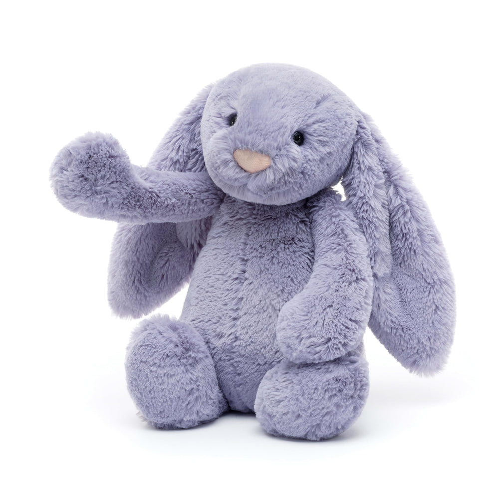 Jellycat Bashful Viola Bunny gift-ready look makes a thoughtful present.