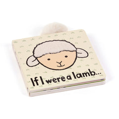 Jellycat If I Were a Lamb fluffy tail detail supports grasping and exploration.