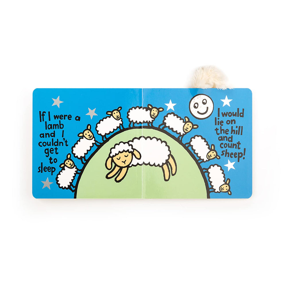 Jellycat If I Were a Lamb textures page invites curious touch and sensory play.