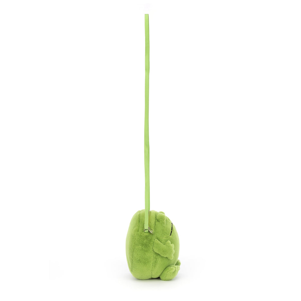 Jellycat Ricky Rain Frog gift ready display suggests a delightful present option