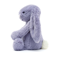 Jellycat Viola Bunny soft purple fur invites gentle hugging and sensory play.