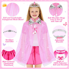 JEMSHE dress-up accessories including tiaras and capes for imaginative styling
