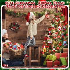 Jenaai mini stuffed bear ornament for cheerful holiday decor and exchanges