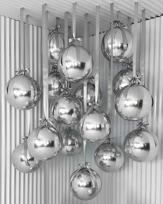 Jenaai 30pc round foil balloons 22in silver ready to elevate party decor