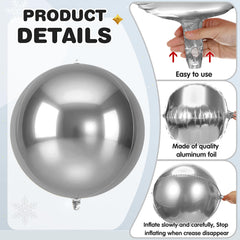 Jenaai aluminum foil balloons reflect light for lively celebrations