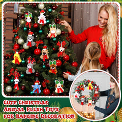 Jenaai Christmas card design paired with plush gifts for warm greetings