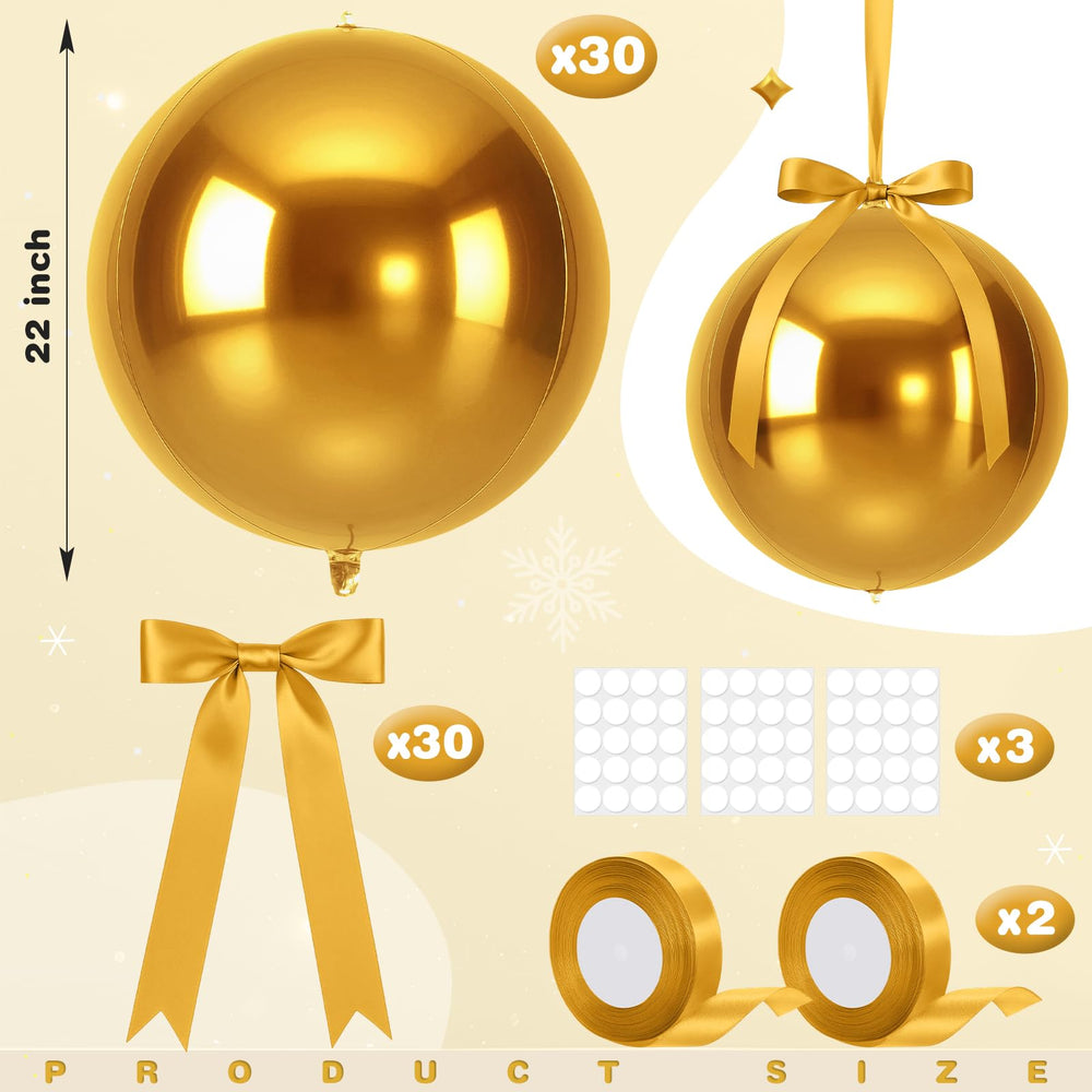 Jenaai giant 22-inch round foil balloon adds dramatic focal point.