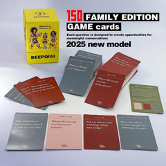Jendfert Family dinner conversation cards spark warm, multi-generational chats.