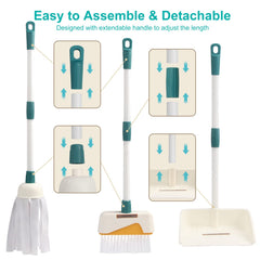 Jenilily dustpan toy enhances role play and fine motor control