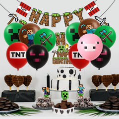 JenJen Tradition balloon with TNT block for bold game-themed decorations