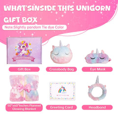 Jenria unicorn crossbody bag for playful outings and storage.