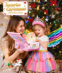 Jeowoqao battery-operated unicorn with lights and songs.
