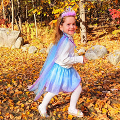 Jeowoqao toddler dress up play scene-ready for pretend princess moments