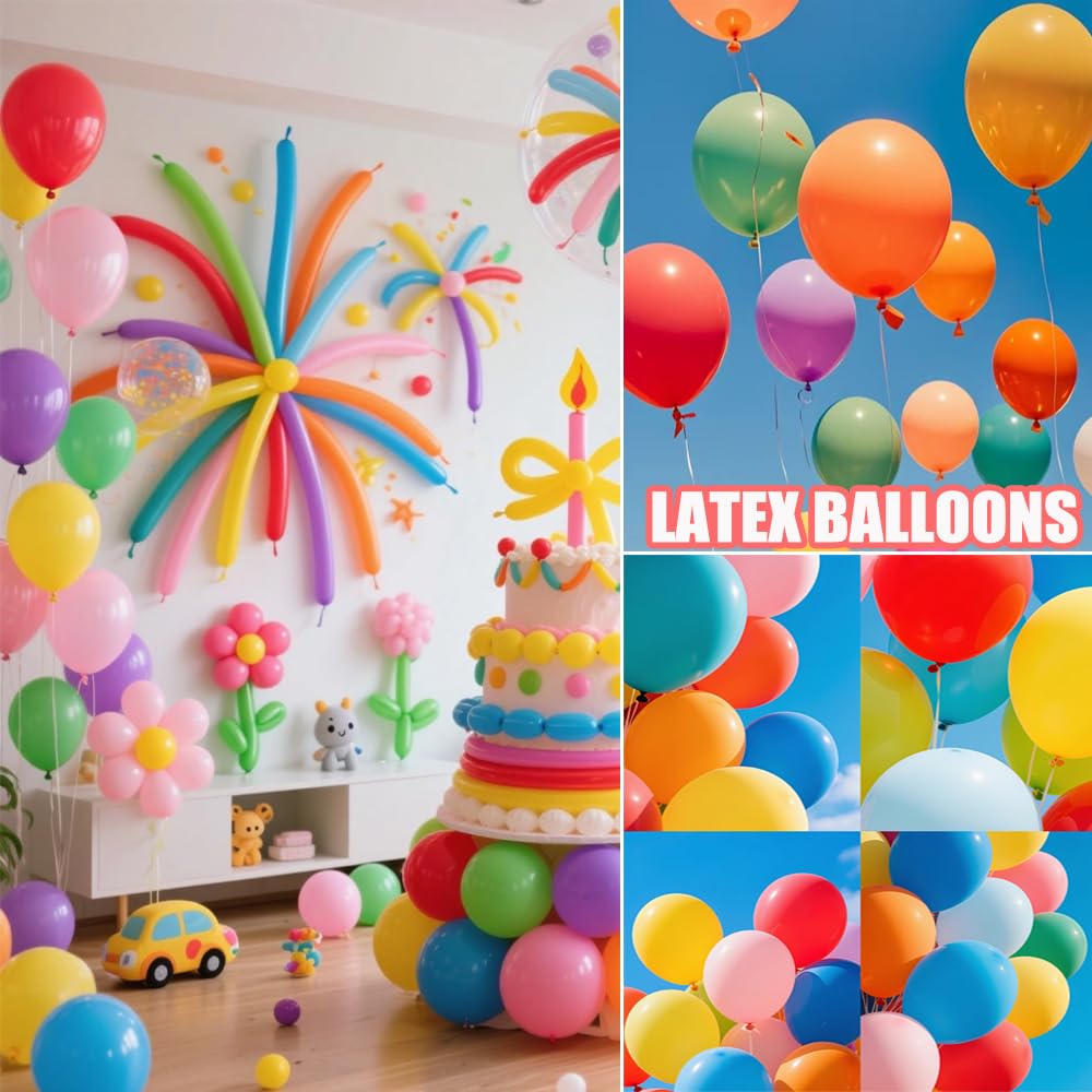 JerDorgo versatile party balloons suit birthdays and weddings.