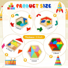 Jerify wooden puzzle with a smooth burr-free finish for comfortable handling.
