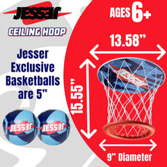 Jesser ceiling hoop in bedroom setup ideal for quick practice.