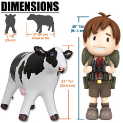Jet Creations cow inflatable brings fun for kids and adults alike.